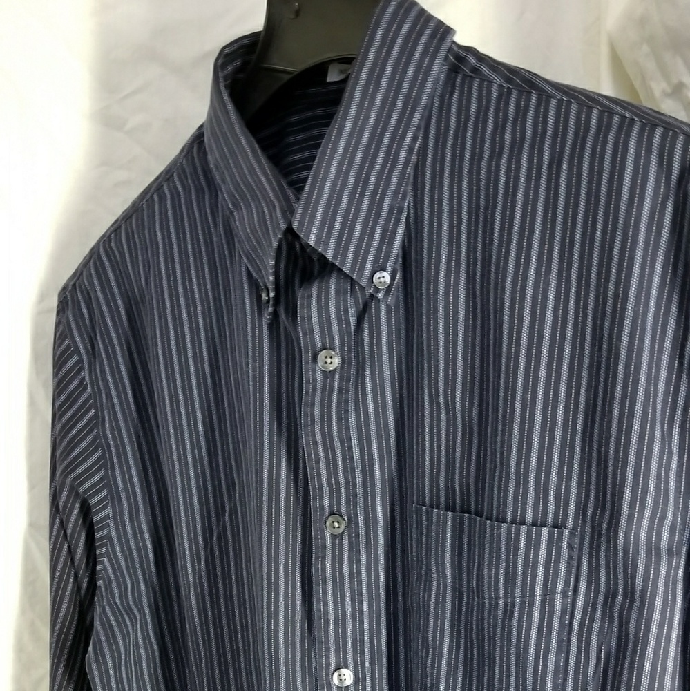 Casual or Dress Button-down long-sleeve Mens Shirt - Picture 3 of 6
